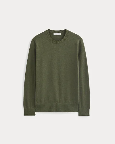 Image | The No-Sweat Sweater | Heathered Olive Night