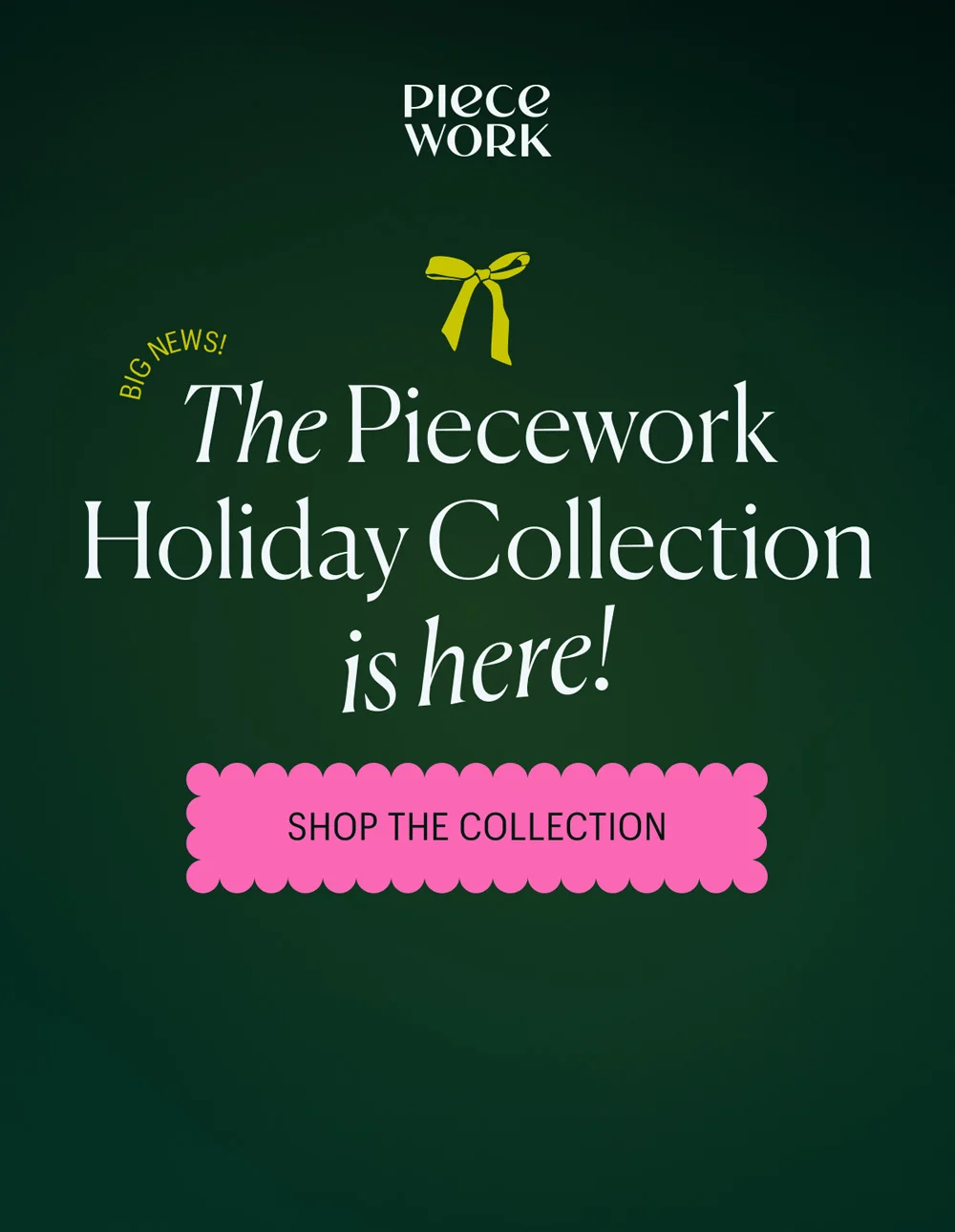 Piecework: Big News! The Piecework Holiday Collection is here! Shop the Collection
