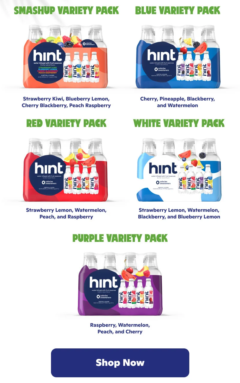Includes all our Variety Packs