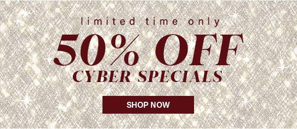 Limited Time Only 50% Off Black Friday Specials