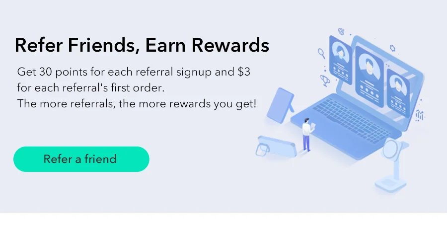 Refer friends, earn rewards