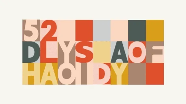 52 DAYS OF HOLIDAY