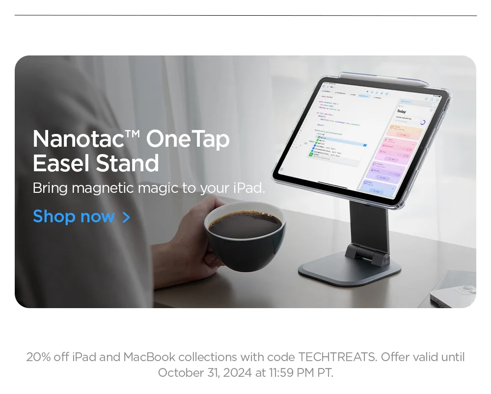 Shop Nanotac™ OneTap Easel Stand (MagFit). Bring magnetic magic to your iPad.