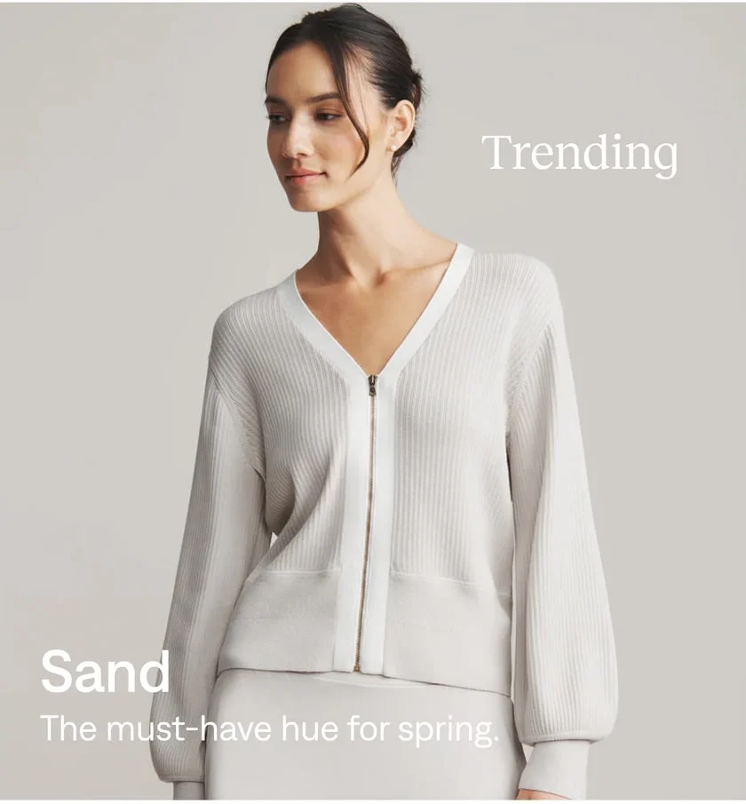 Trending: Sand. Shop Pars Cardigan