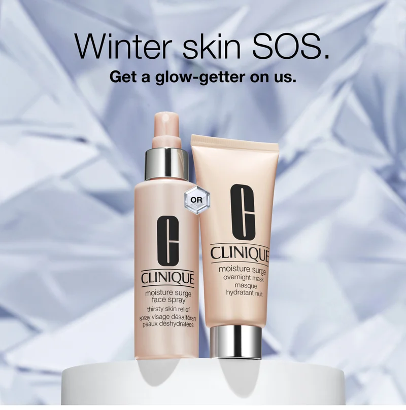 Winter skin SOS. Get a glow-getter on us.