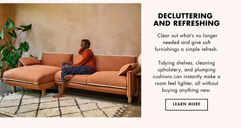 Decluttering and refreshing