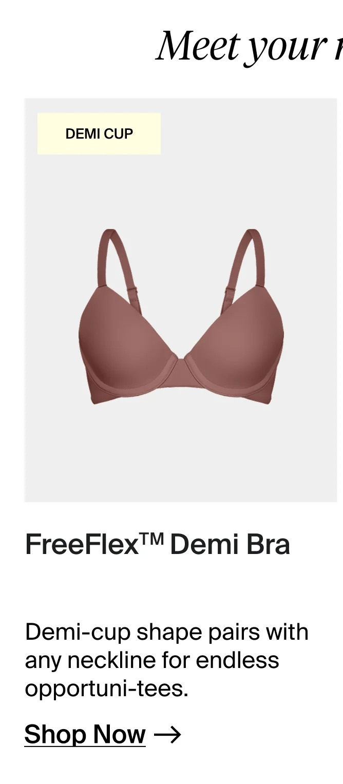 FreeFlex Demi Bra