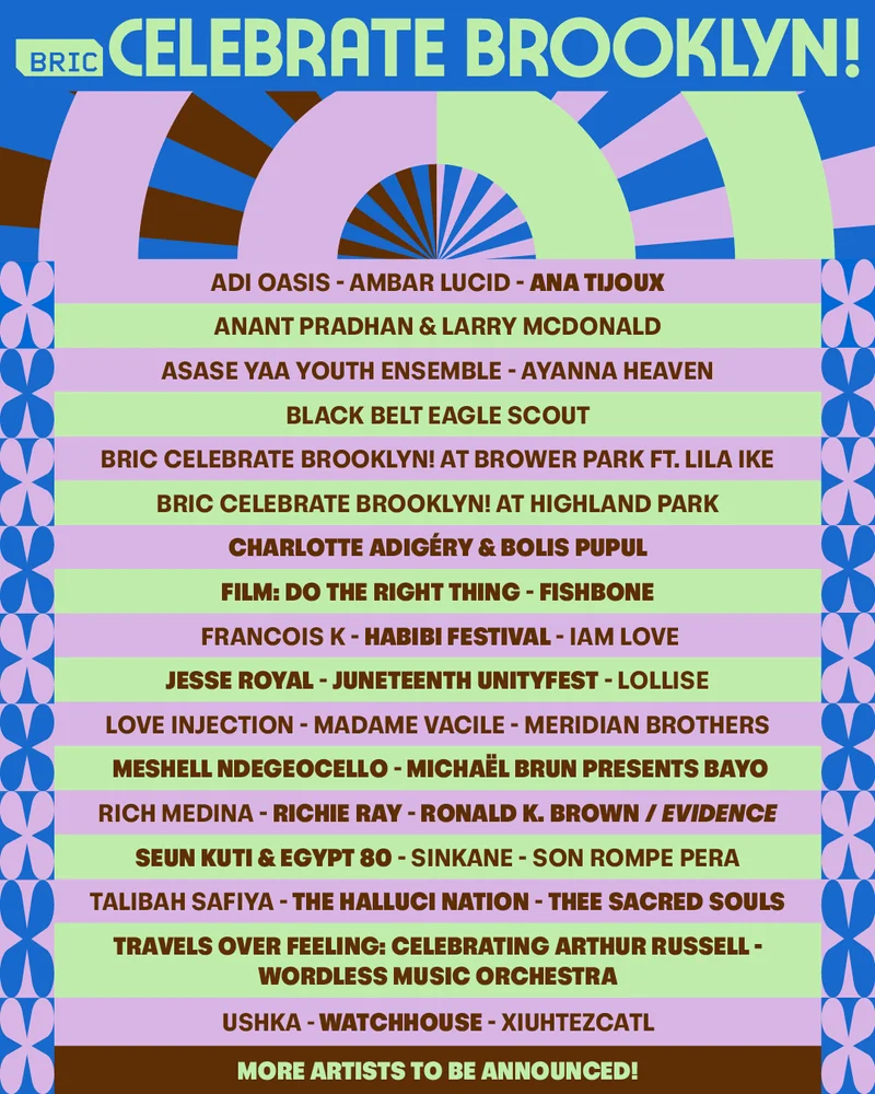 BRIC Celebrate Brooklyn! lineup for summer 2024
