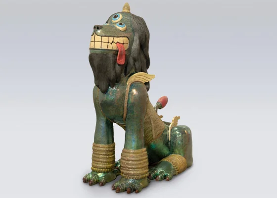 “Male Guardian Lion Dog” by Shushank Shrestha