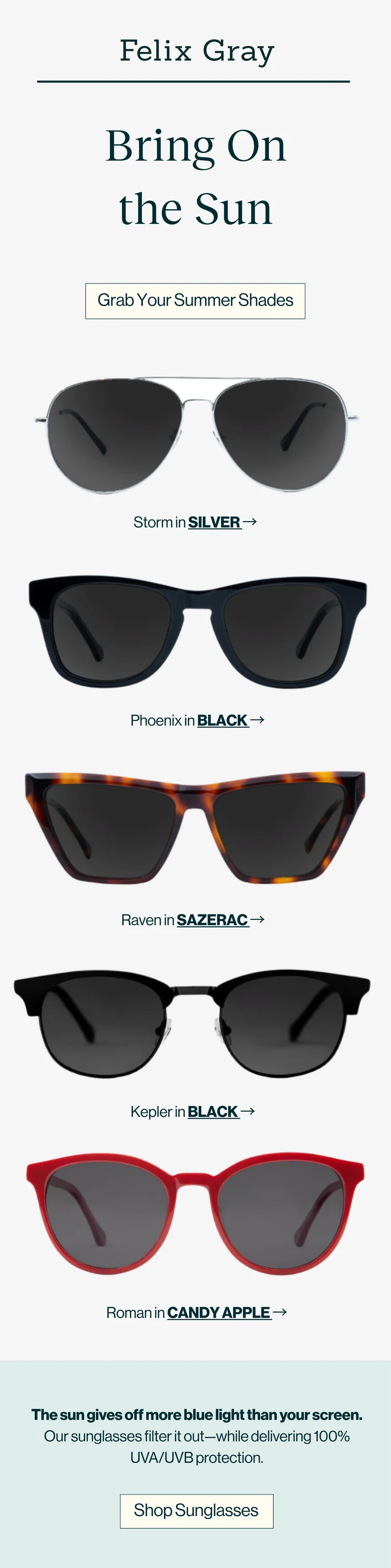 Sunglasses reimagined.