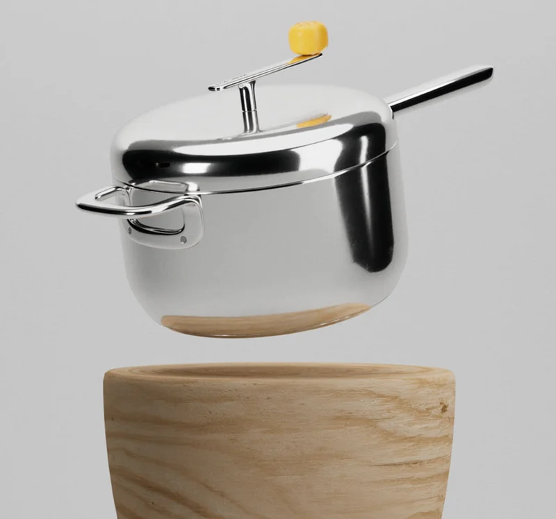 The Popper in Stainless Steel