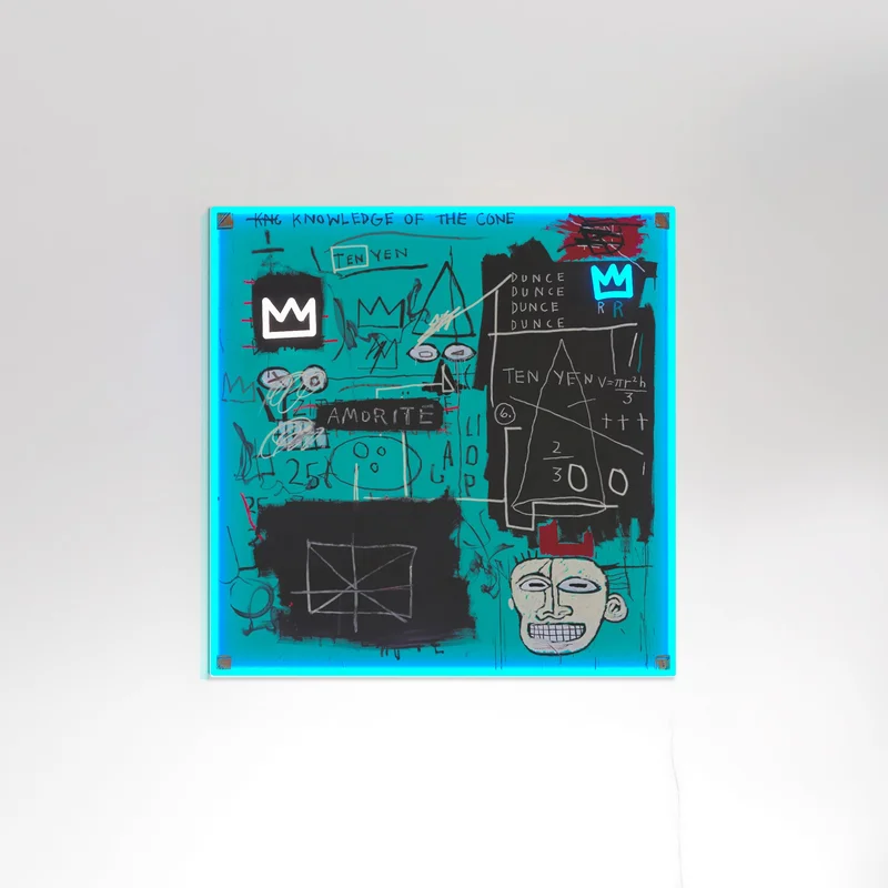 Image of Equals Pi YP x Jean Michel Basquiat, LED neon sign