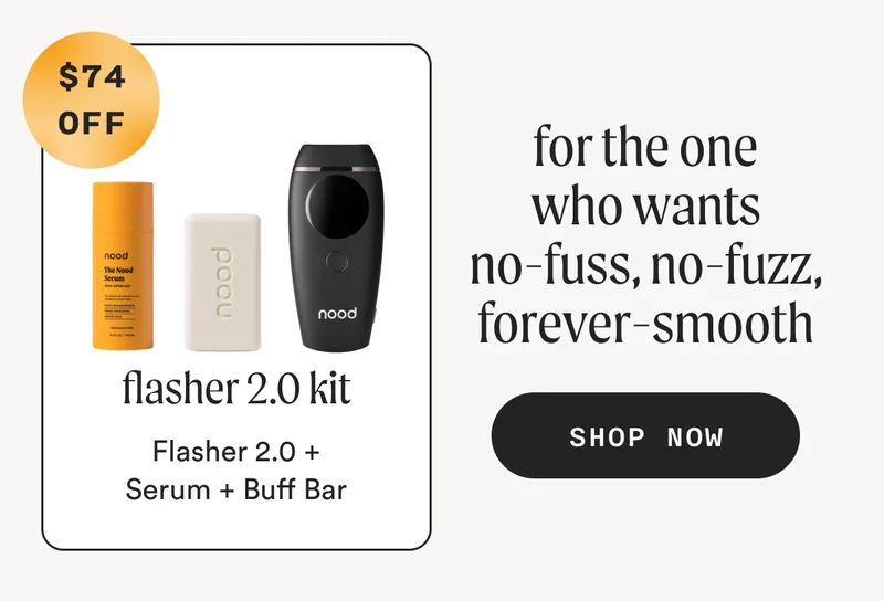 for the one who wants no-fuss, no-fuzz, forever smooth - flasher 2.0 kit - Flasher 2.0 + Serum + Buff Bar - ($74 OFF) - SHOP NOW