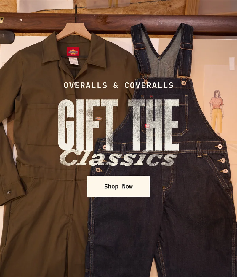 Overalls & coveralls - gift the classics. Shop now