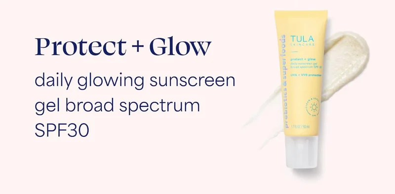 Protect + Glow - daily glowing sunscreen gel broad spectrum SPF30