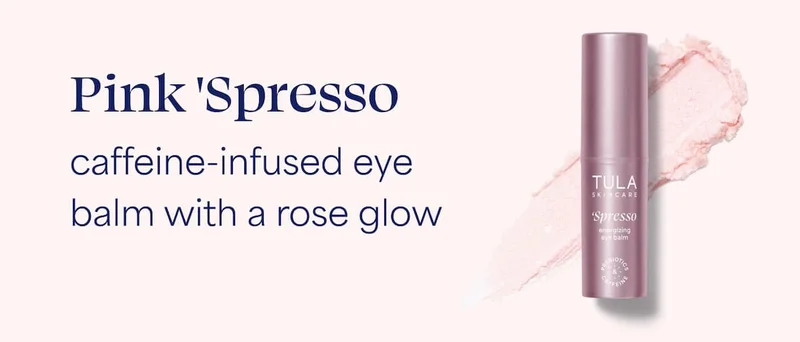 'Spresso Eye Balm -  caffeine-infused eye balm with a rose glow