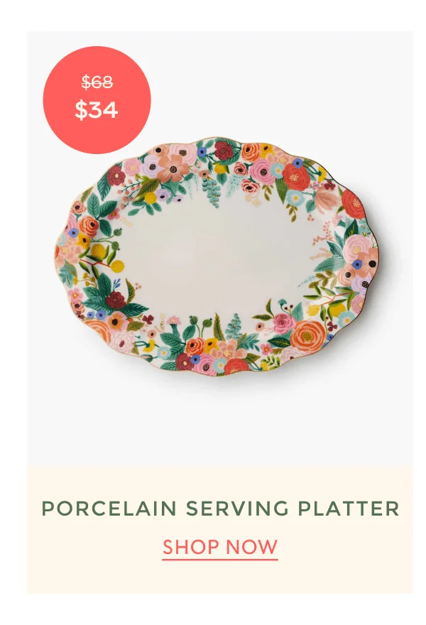 Porcelain Serving Platter