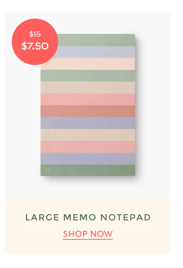 Large Memo Notepad