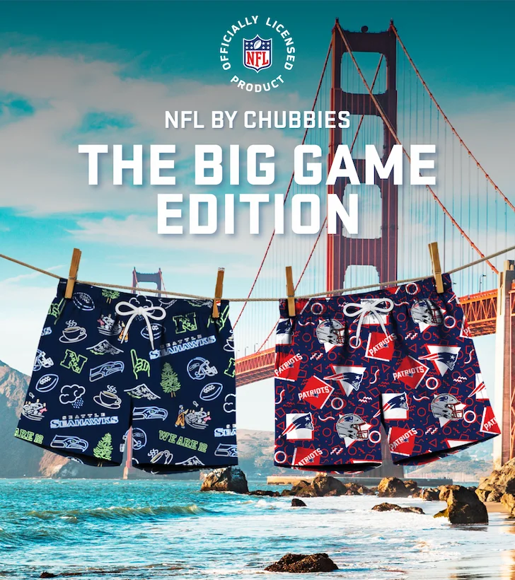 NFL BY CHUBBIES: THE BIG GAME EDITION