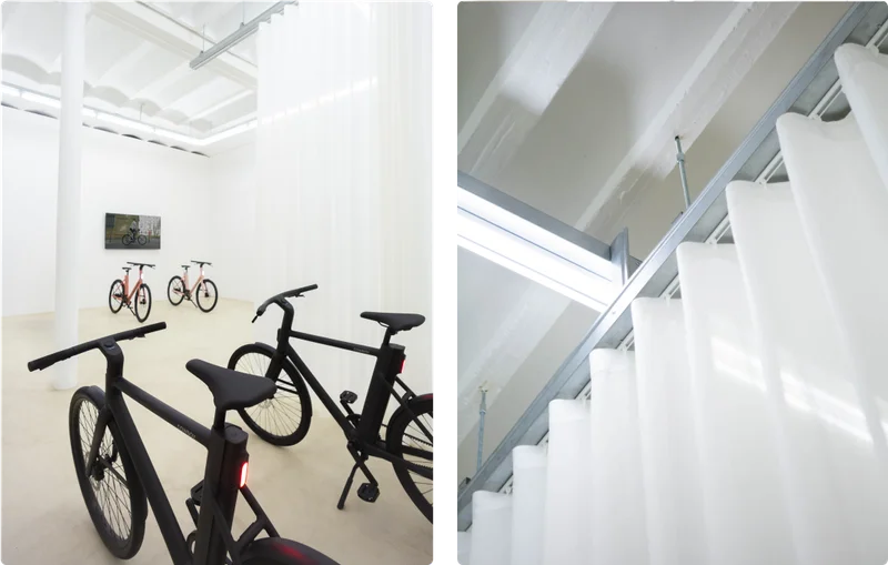 A photograph render of the Cowboy Showroom in Brussels