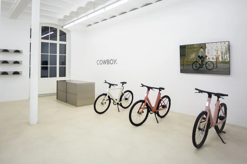 A photograph of the new Cowboy showroom in Brussels