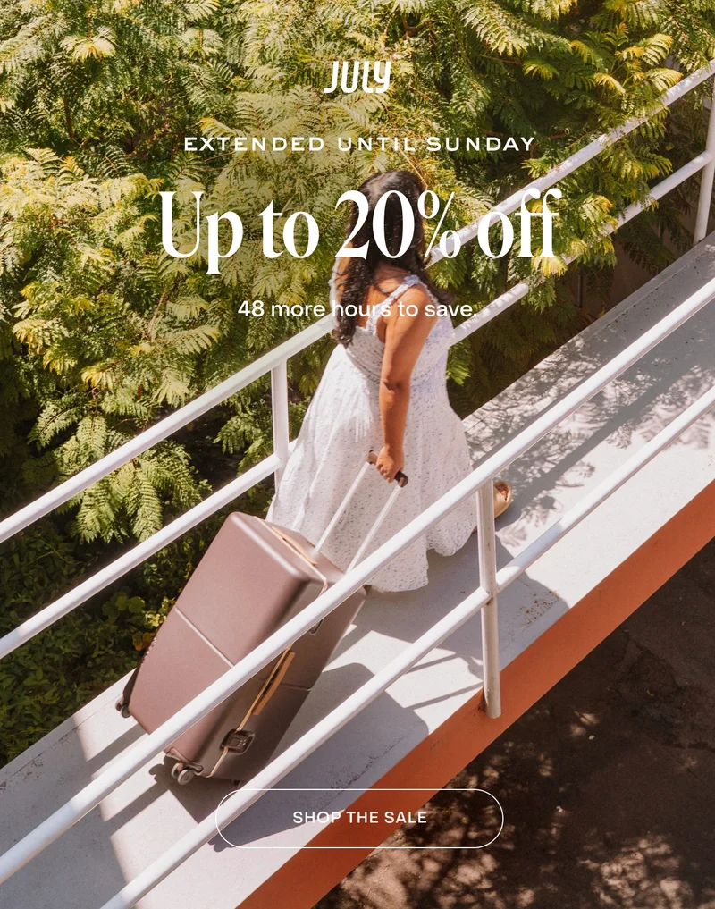 extended till sunday. Up to 20% off. 48 more hours to save.