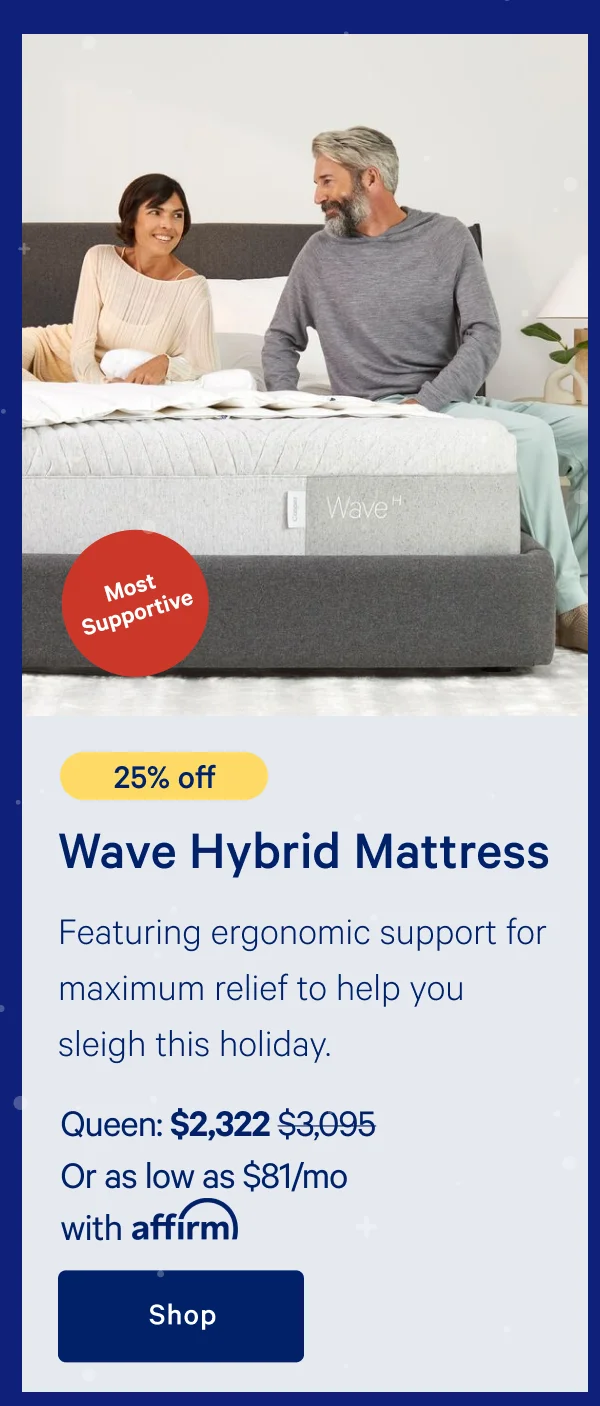 [25% off] >> Wave Hybrid Mattress >>