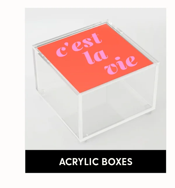 Shop Acrylic Boxes
