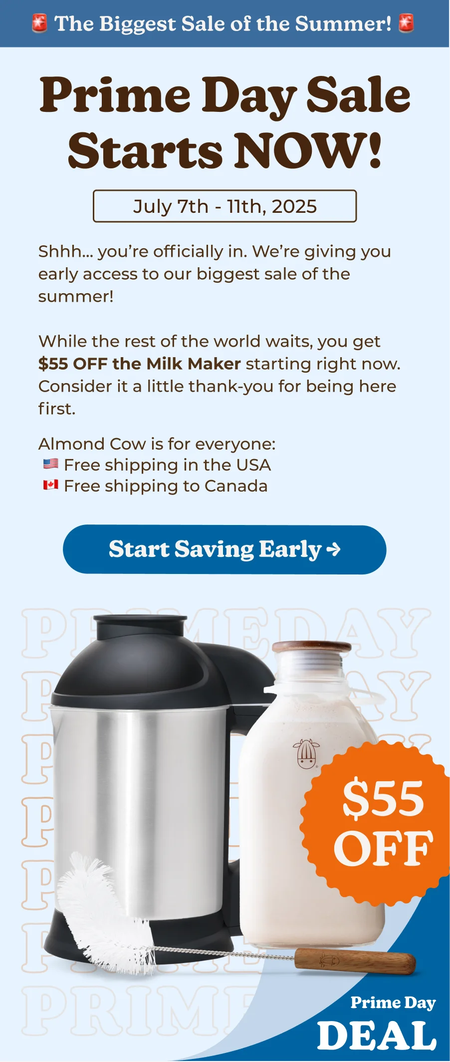 Prime Day Sale Starts NOW!!!