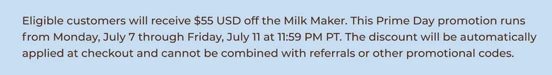 Promotion Disclaimer