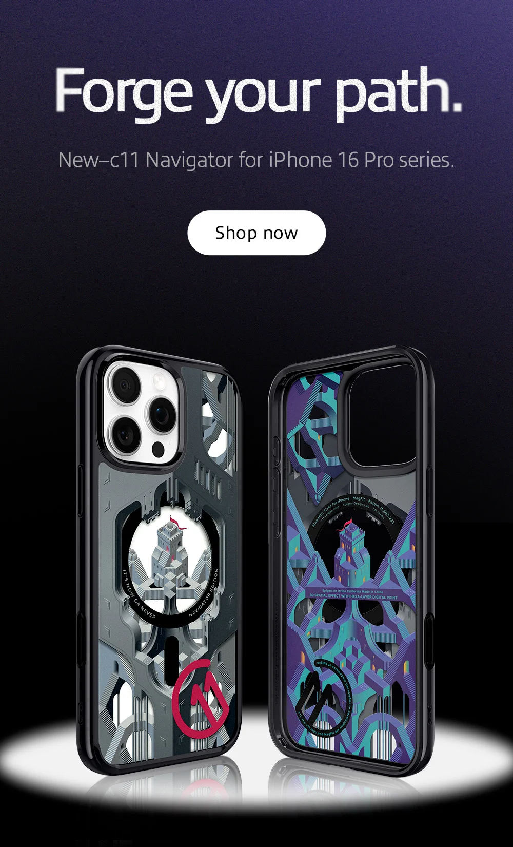 Forge your path. New c11 Navigator for iPhone 16 Pro series.  Shop now.