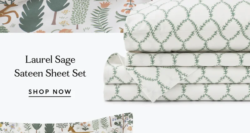 Laurel Sage Sateen Sheet Set