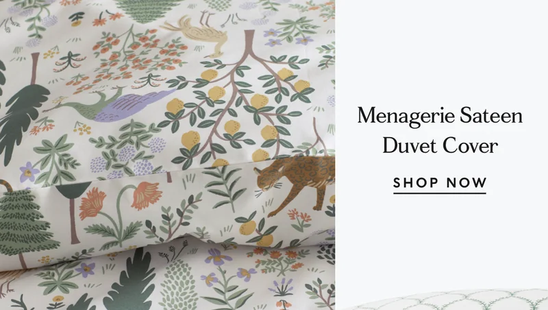 Menagerie Sateen Duvet Cover