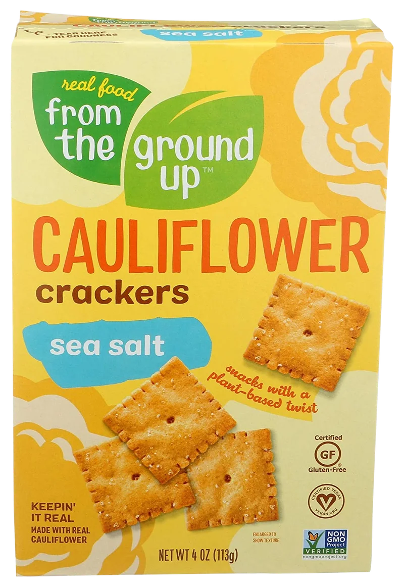 Image of From the Ground Up Sea Salt Cauliflower Cracker