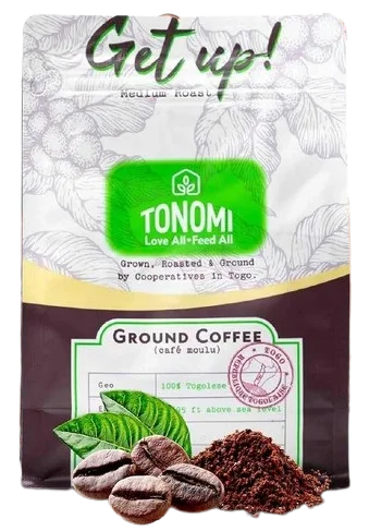 Image of Tonomi Medium Roast Ground Coffee 12oz.