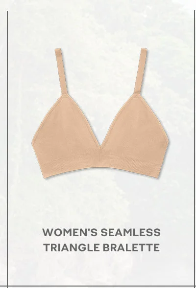 WOMEN'S SEAMLESS TRIANGLE BRALETTE