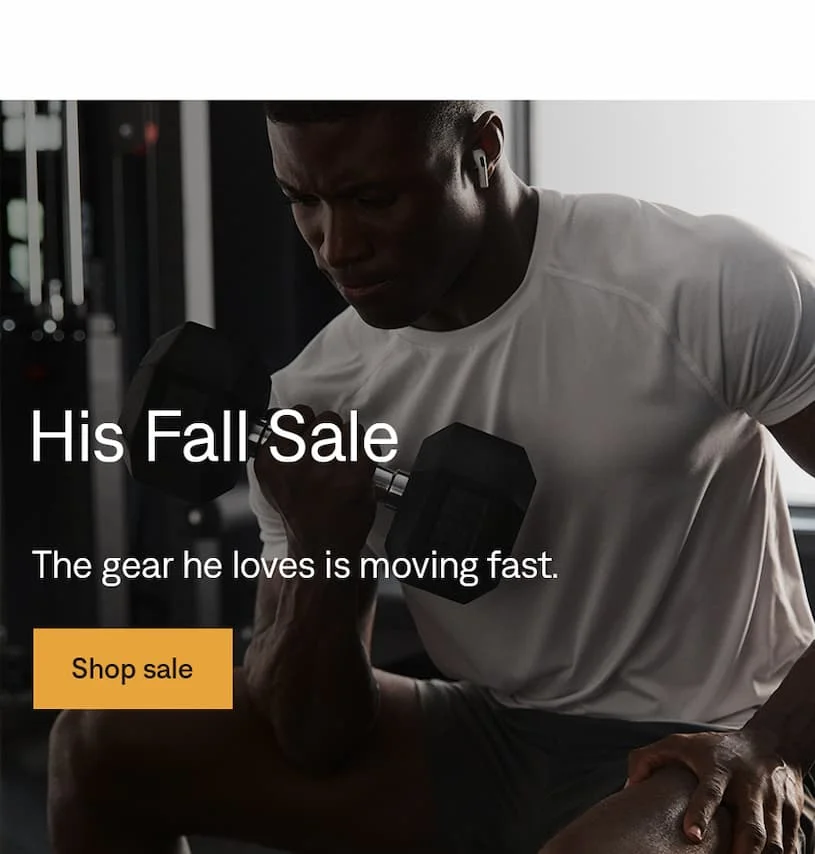 His Fall Sale: Shop now