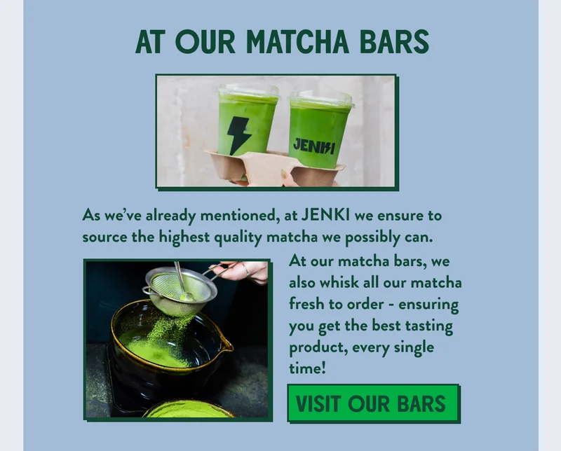Matcha cups + Powder