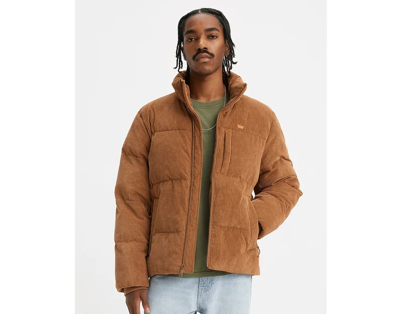 SHOP CORDUROY BUBBLE PUFFER JACKET