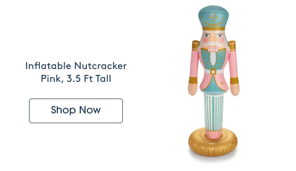 Shop - Inflatable Nutcracker Pink, 3.5 Ft Tall