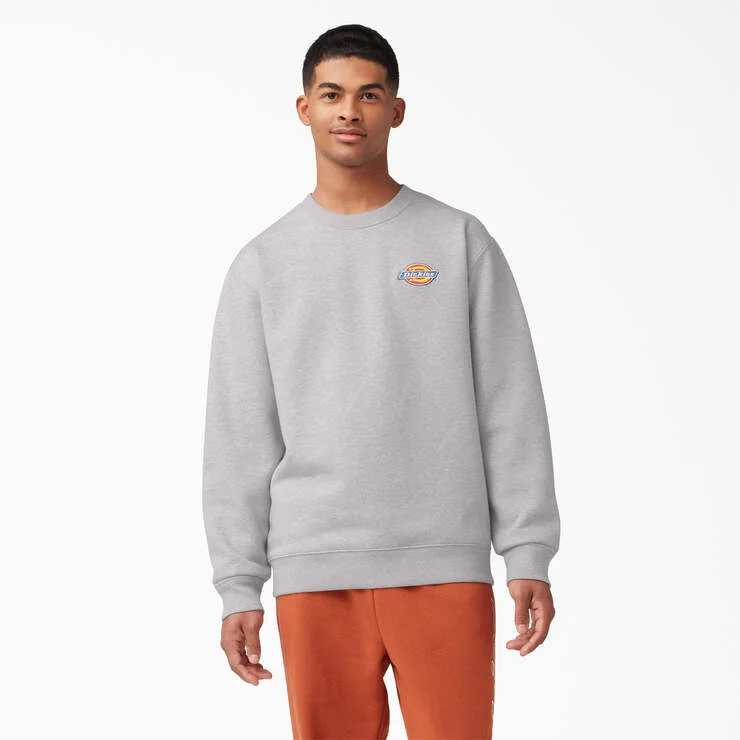 Fleece Embroidered Chest Logo Sweatshirt