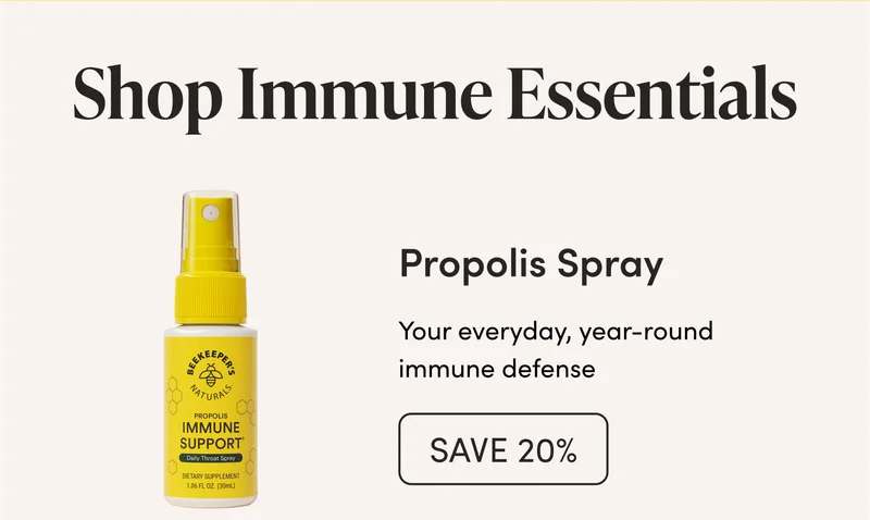 Propolis Spray     Your everyday, year-round immune defense