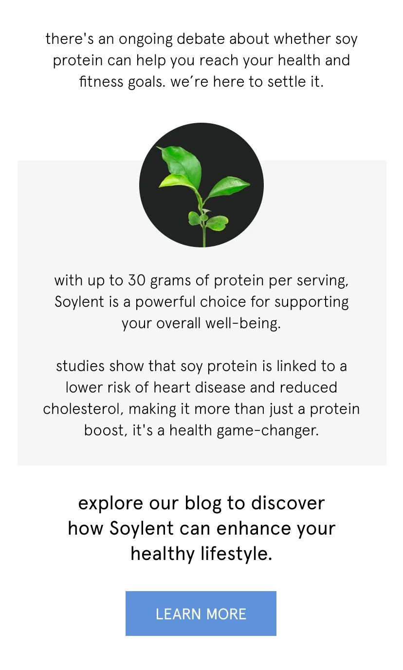 explore the blog to learn more about soylent
