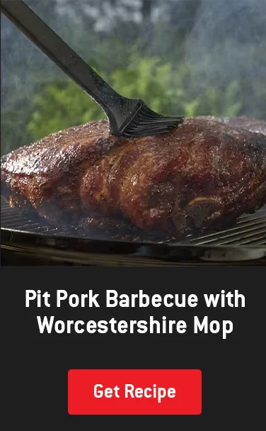Pit Pork Barbecue with Worcestershire Mop