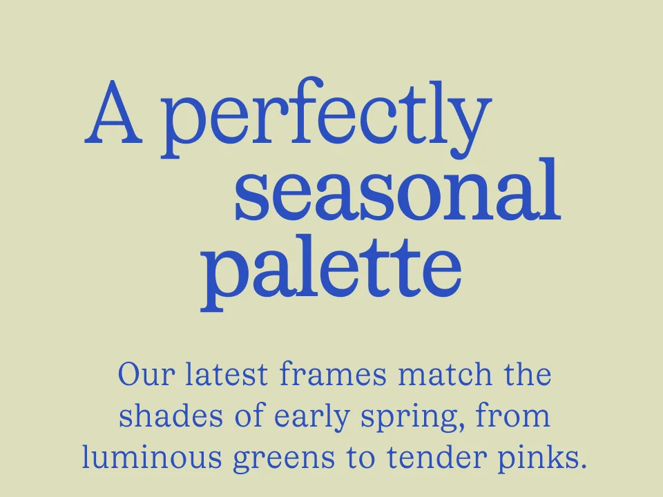 A perfectly seasonal palette