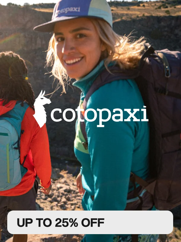 Up to 25% off Cotopaxi