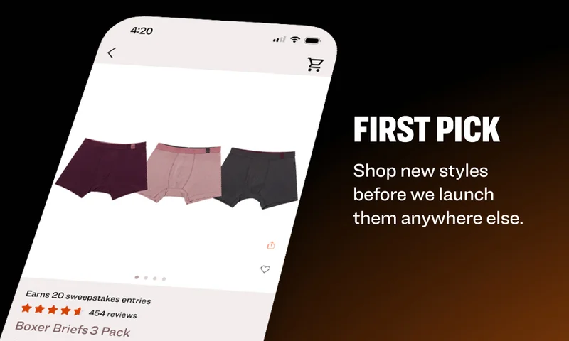 first pick Shop new styles before we launch them anywhere else.