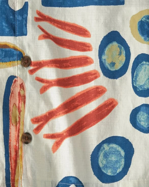 Sample print on fabric.