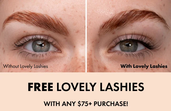 FREE LOVELY Lashies with any $75+ purchase!