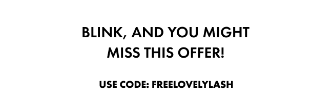 Blink, and you might miss this offer! USE CODE: discount code